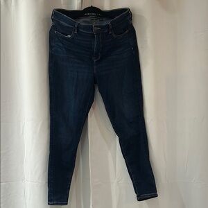 Women's Dark Blue Jeans American Eagle Next Level Stretch